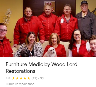 Furniture medic by woodlord restorations google reviews screenshot
